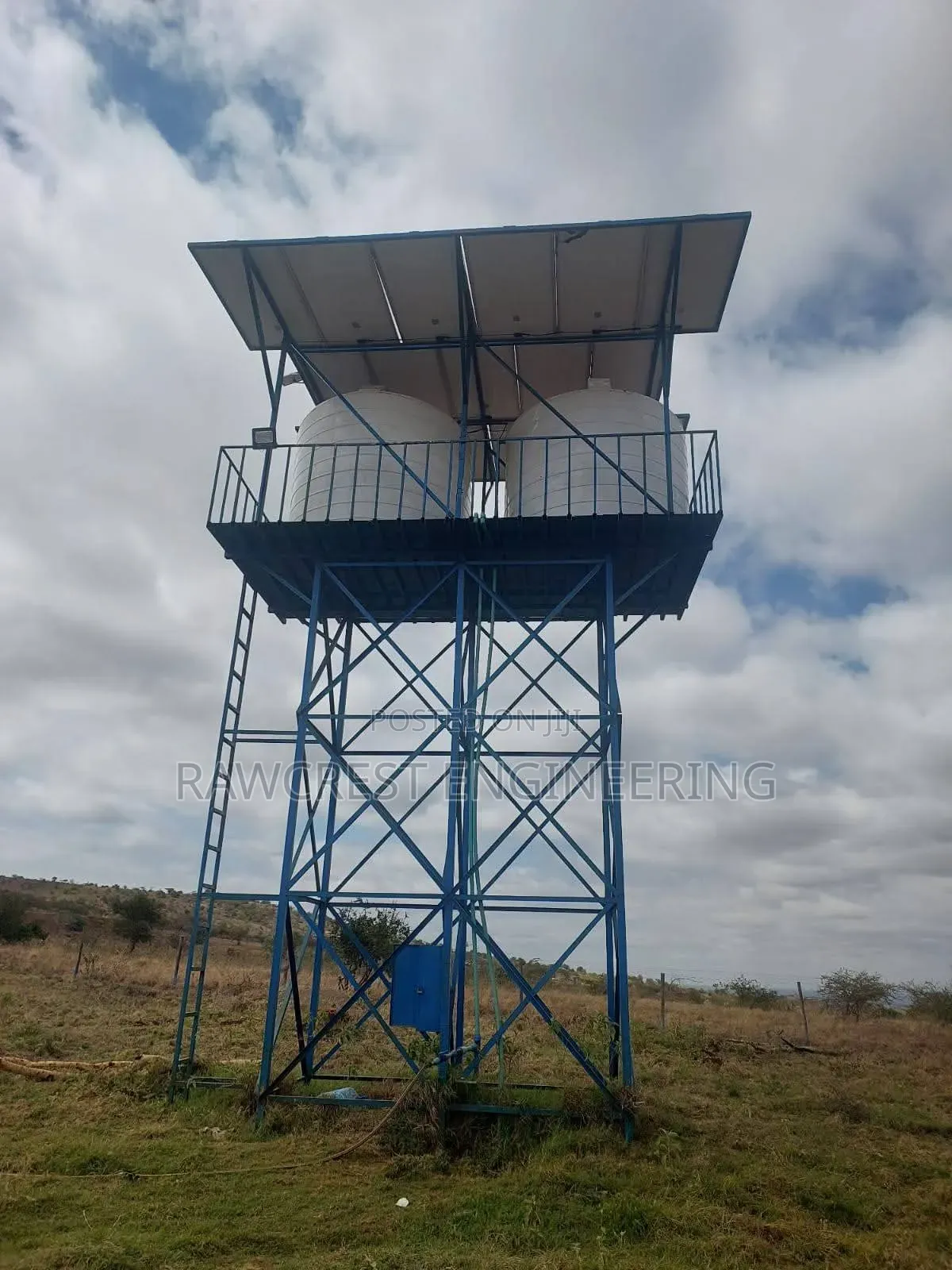 Steel Water Tower Fabrication