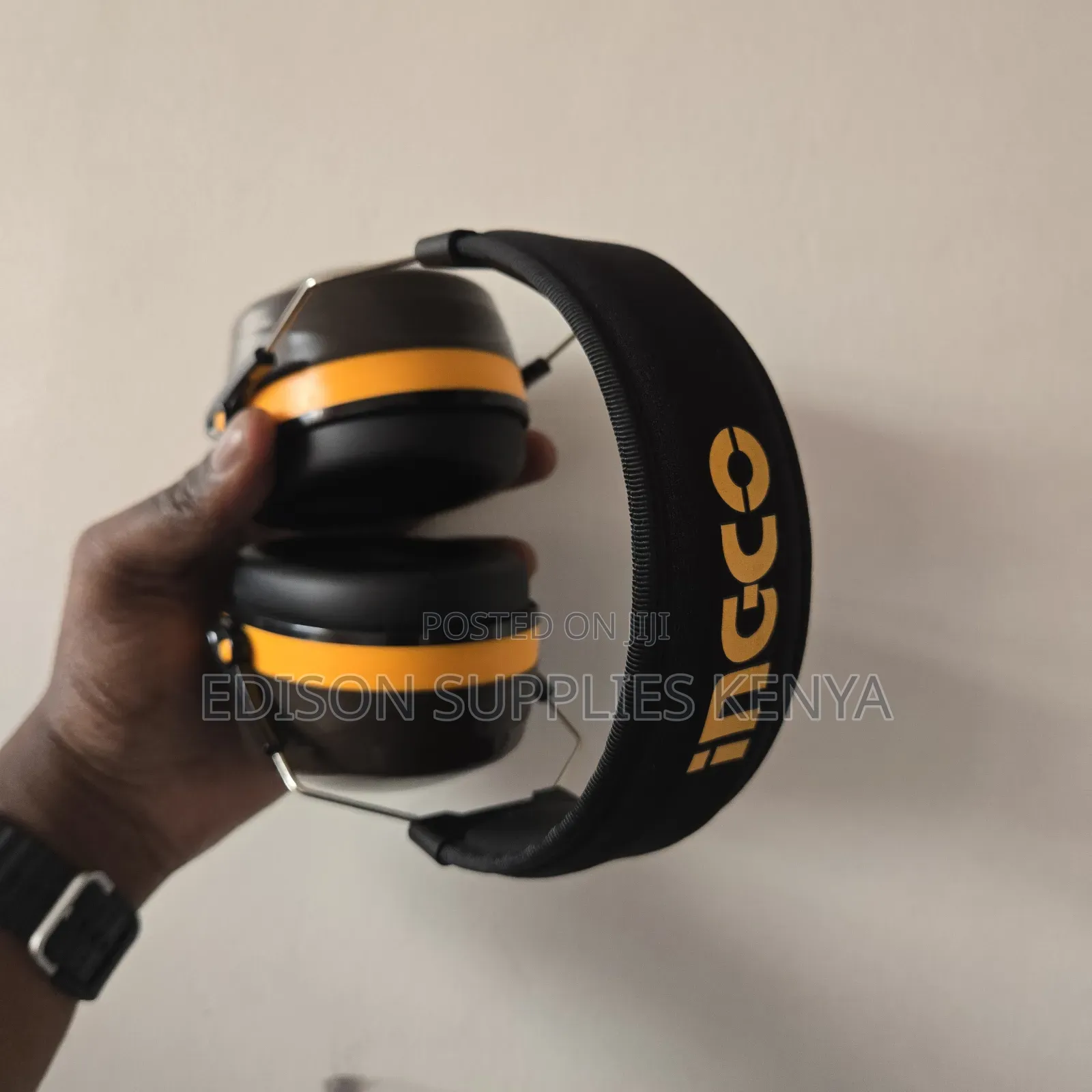 Ingco Ear Muffs 24db Ear Defender Noise Cancelling Industrial Earmuffs
