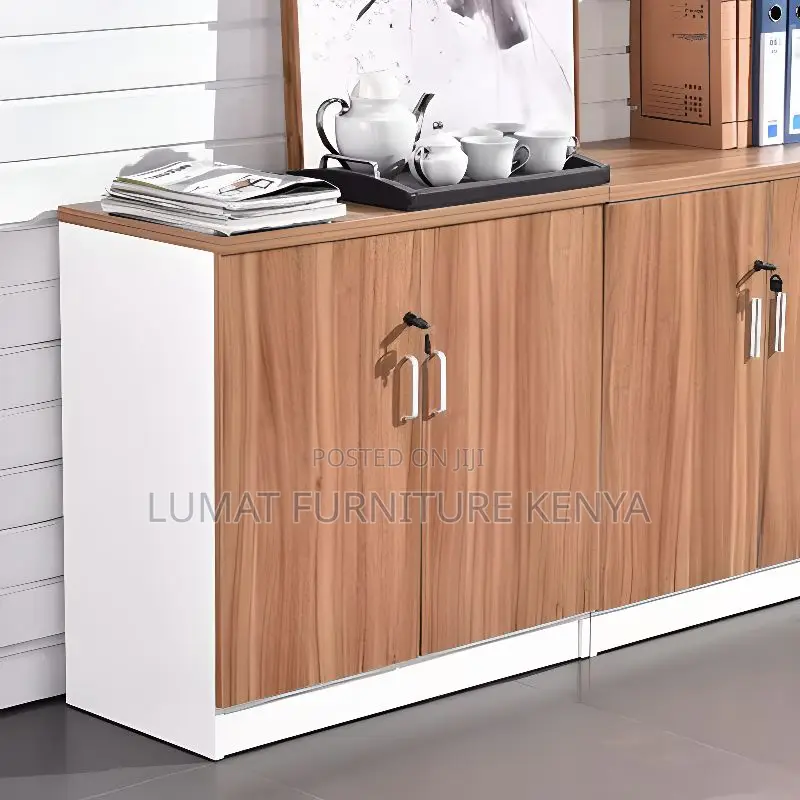 4 Door Modern Wooden Credenza