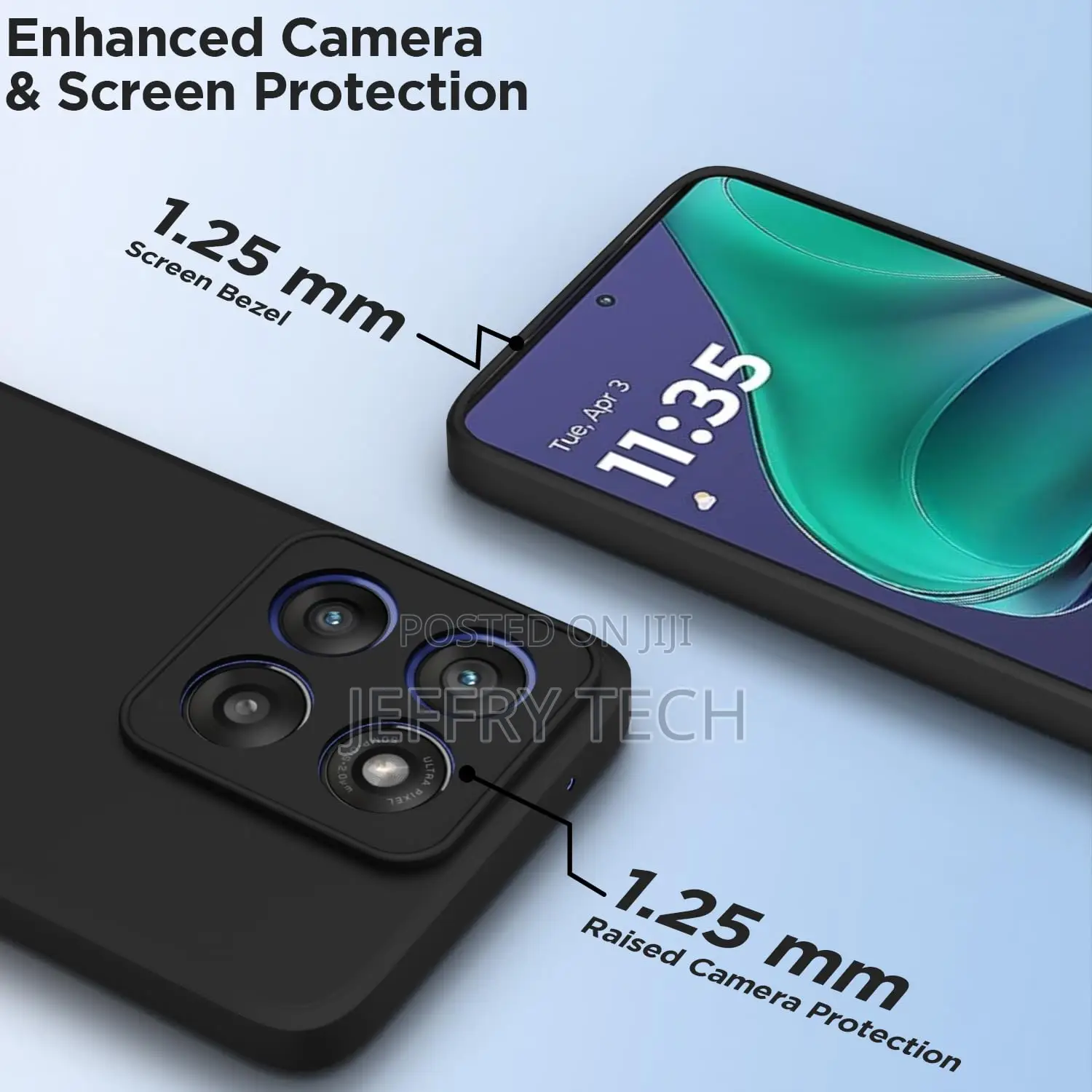 Back Cover for Motorola Moto Edge 60 Stylus 5g | Camera Protection Sh