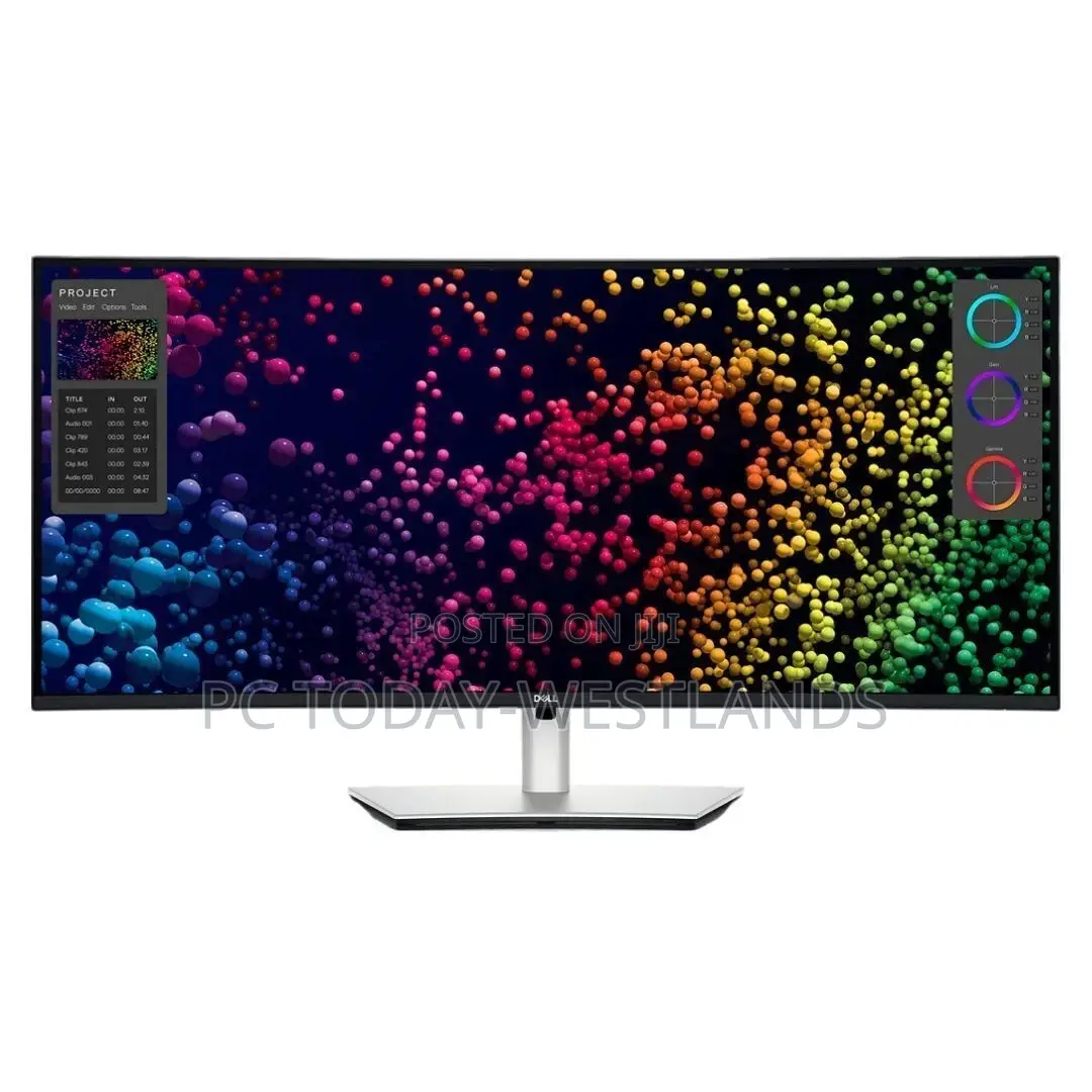 Dell Ultrasharp U4025qw 40 Inch Curved Thunderbolt Silver Hub Monitor