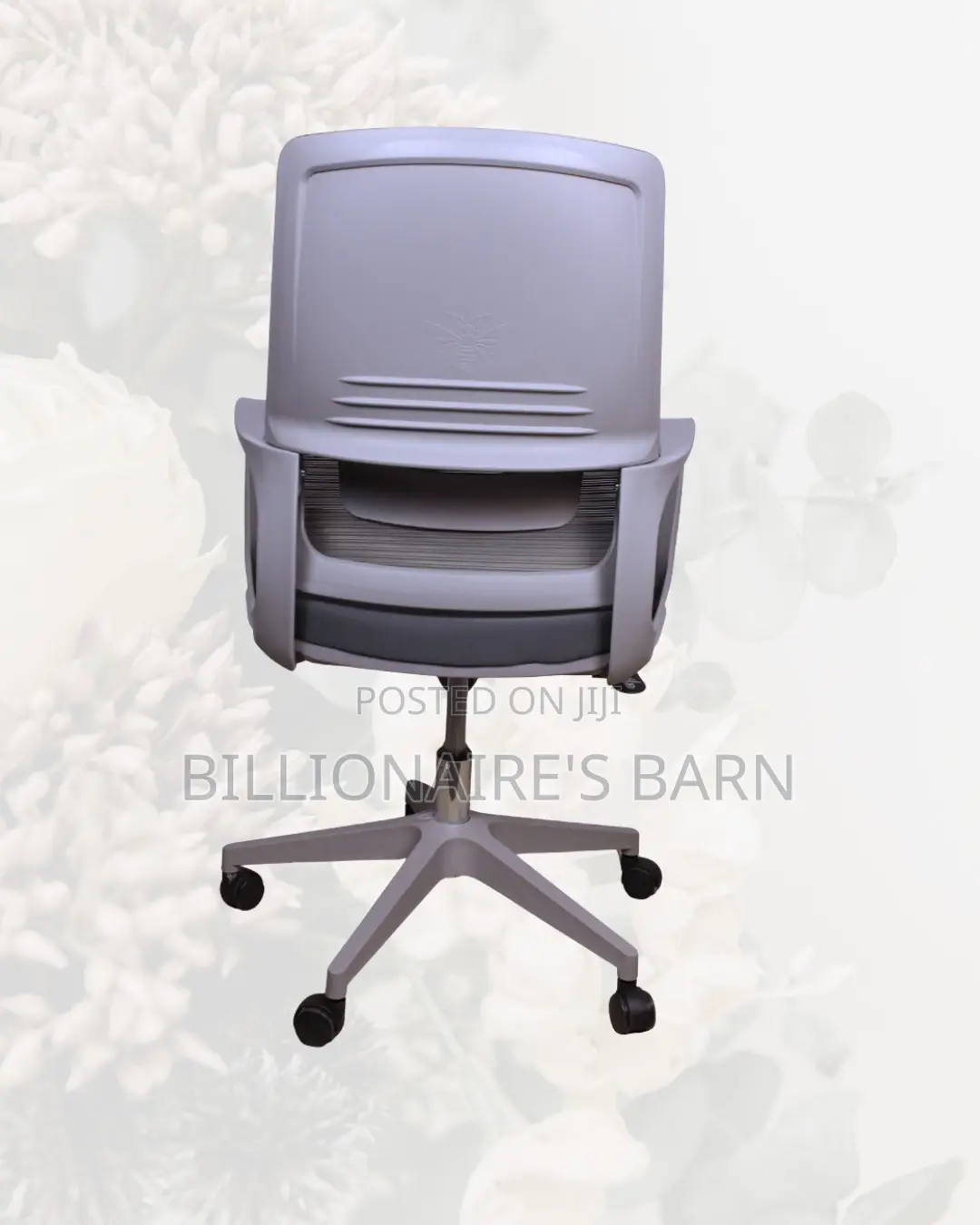Grey Ergonomic Mesh Office Chair | Imported Swivel Base
