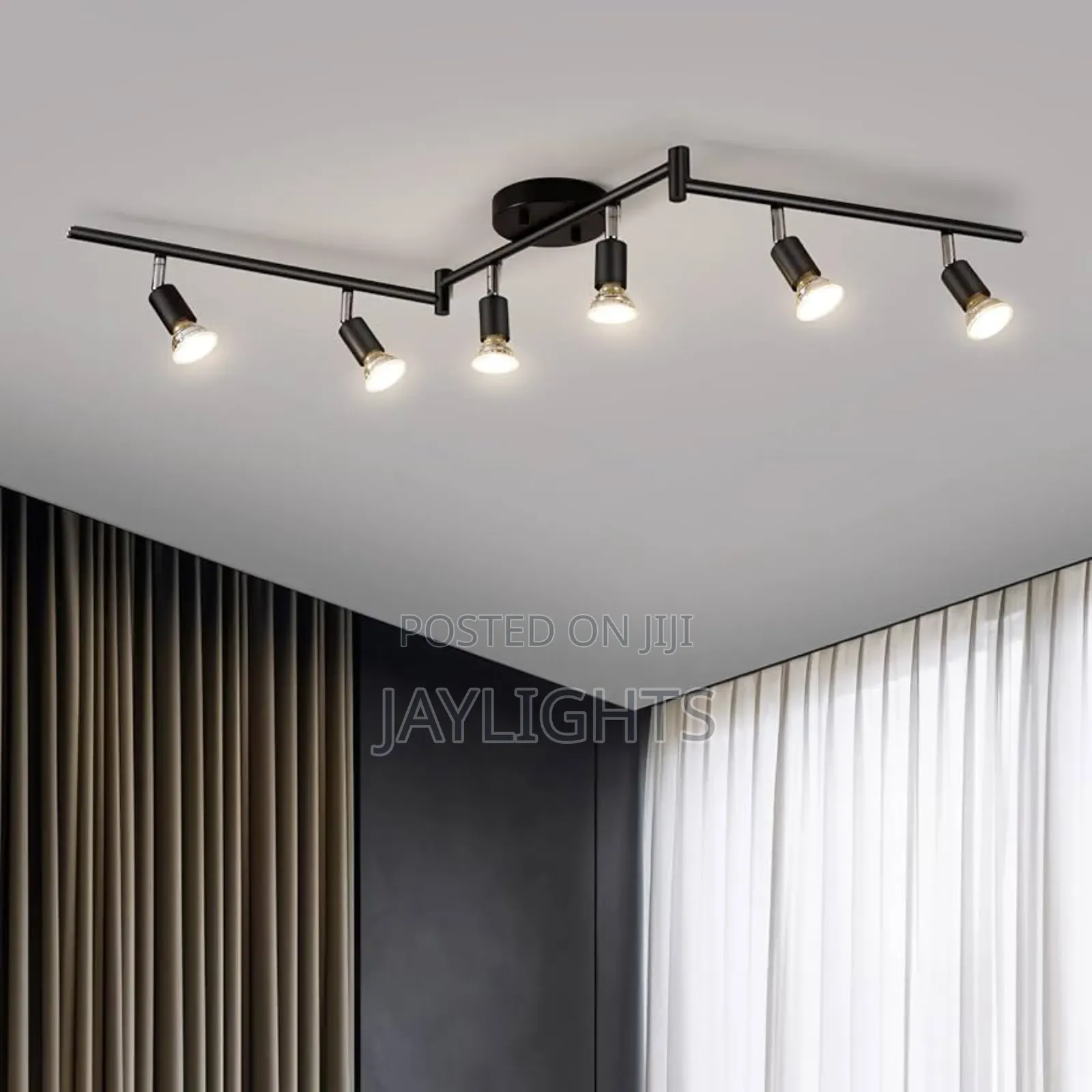 6 Heads Fixture Adjustable Surface Mounted Indoor Lighting