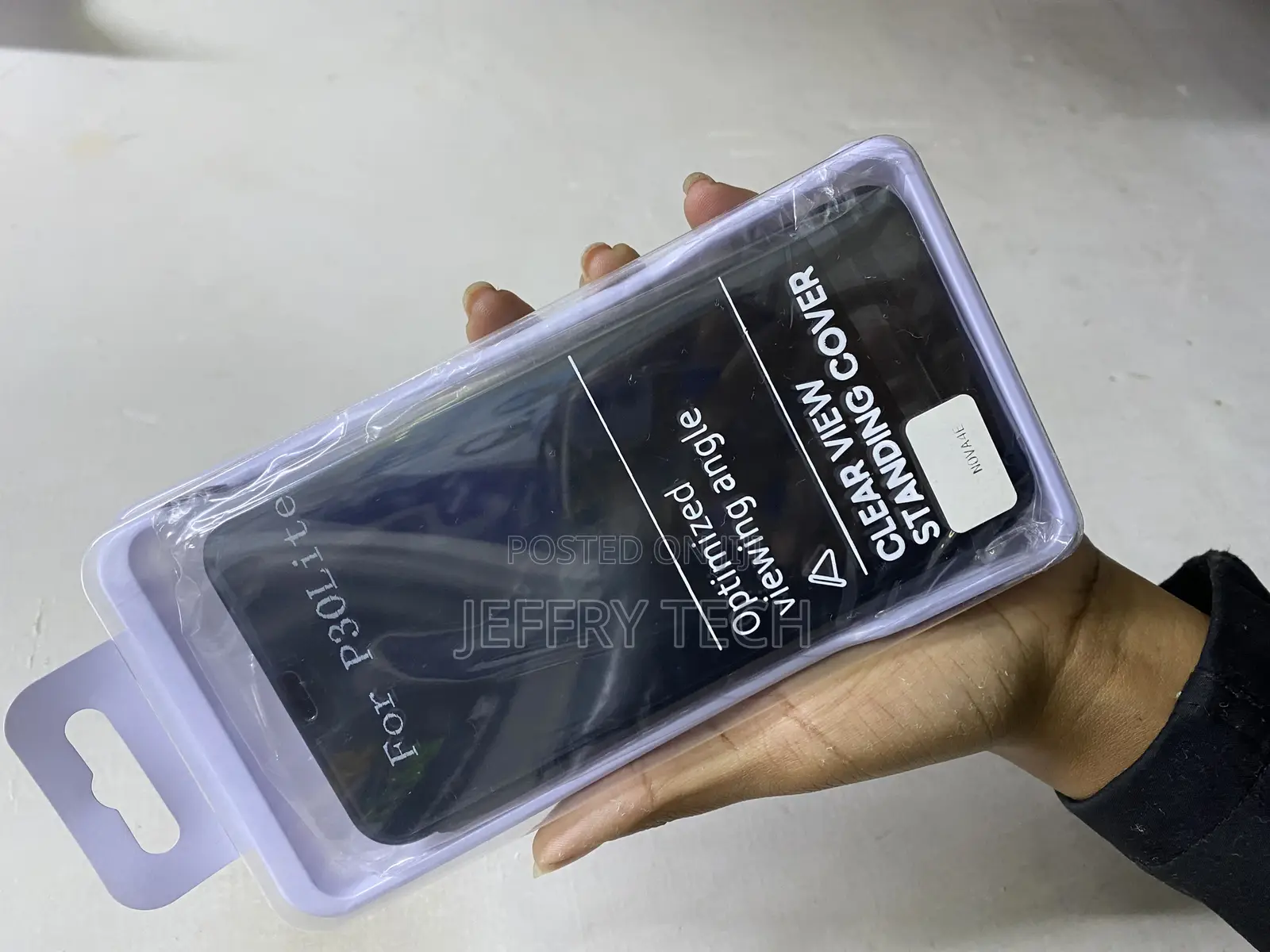 Smartlike Clear View Mirror Leather Flip Cover for Huawei P30 Lite