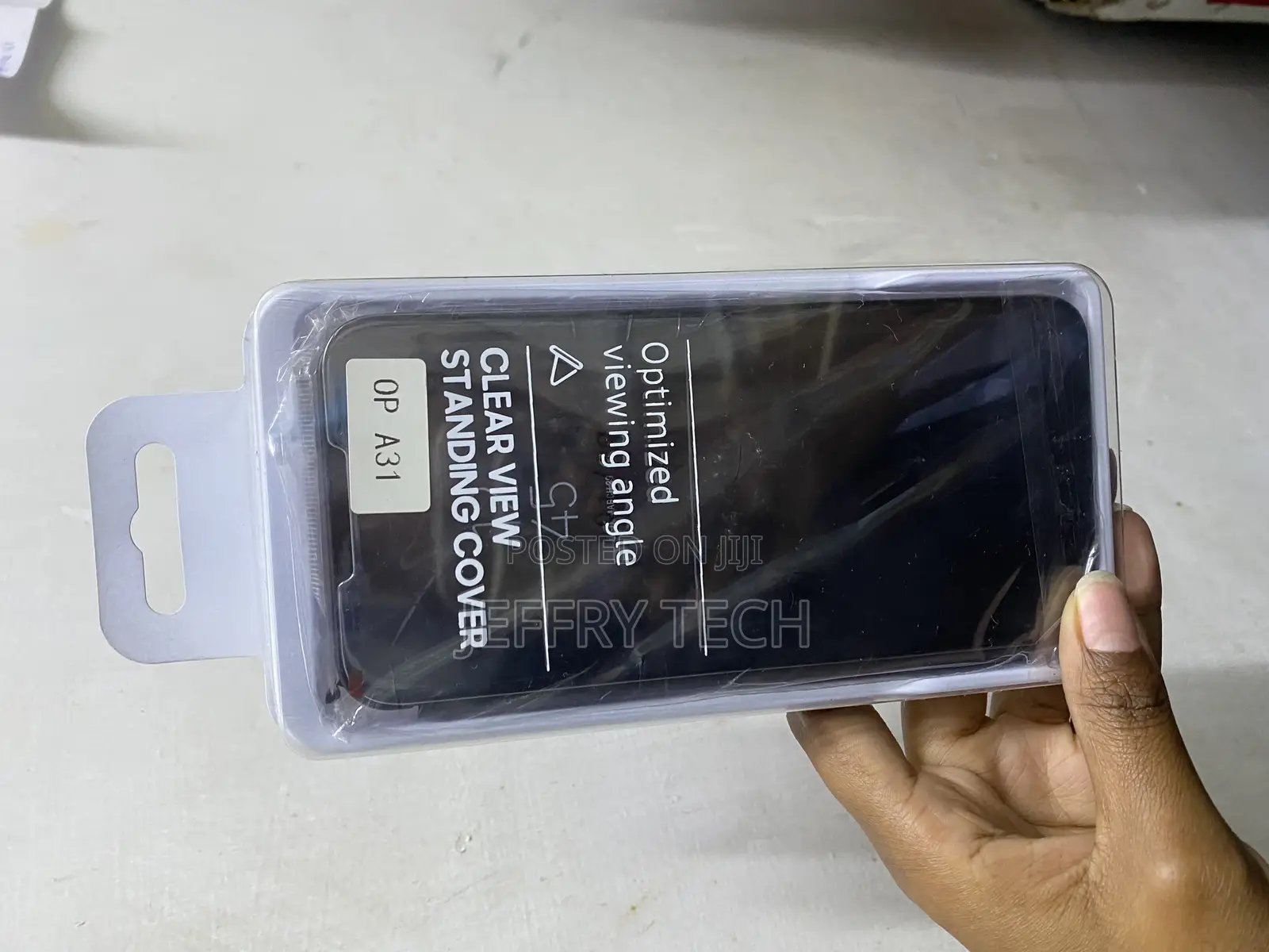 Navnika Clear View Mirror Flip Cover for Oppo A31