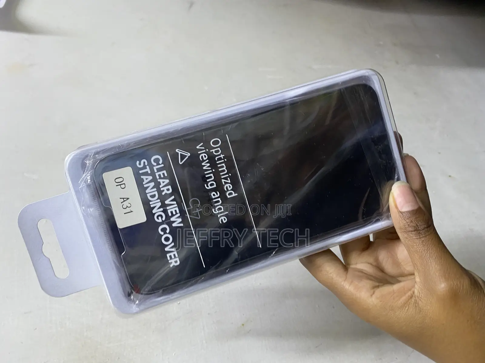 Navnika Clear View Mirror Flip Cover for Oppo A31