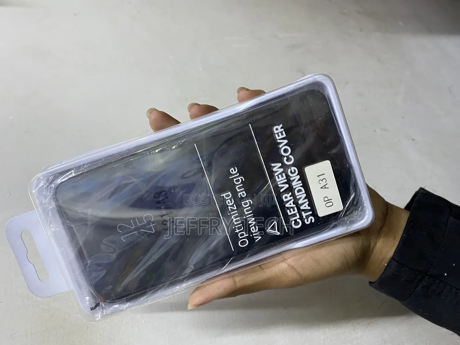 Avzax for Oppo A31 Clear View Mirror Flip Leather Cover