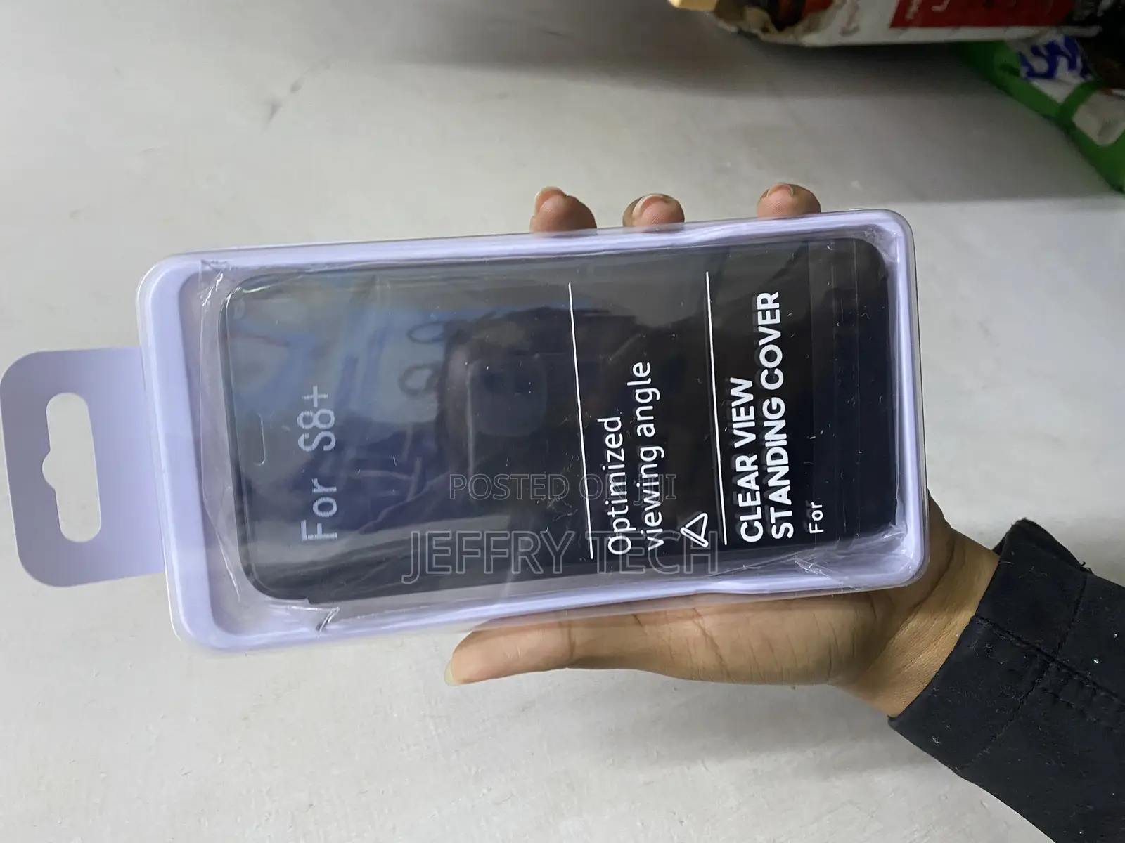 Mikeys Samsung Galaxy S8 Plus Clear View Flip Case