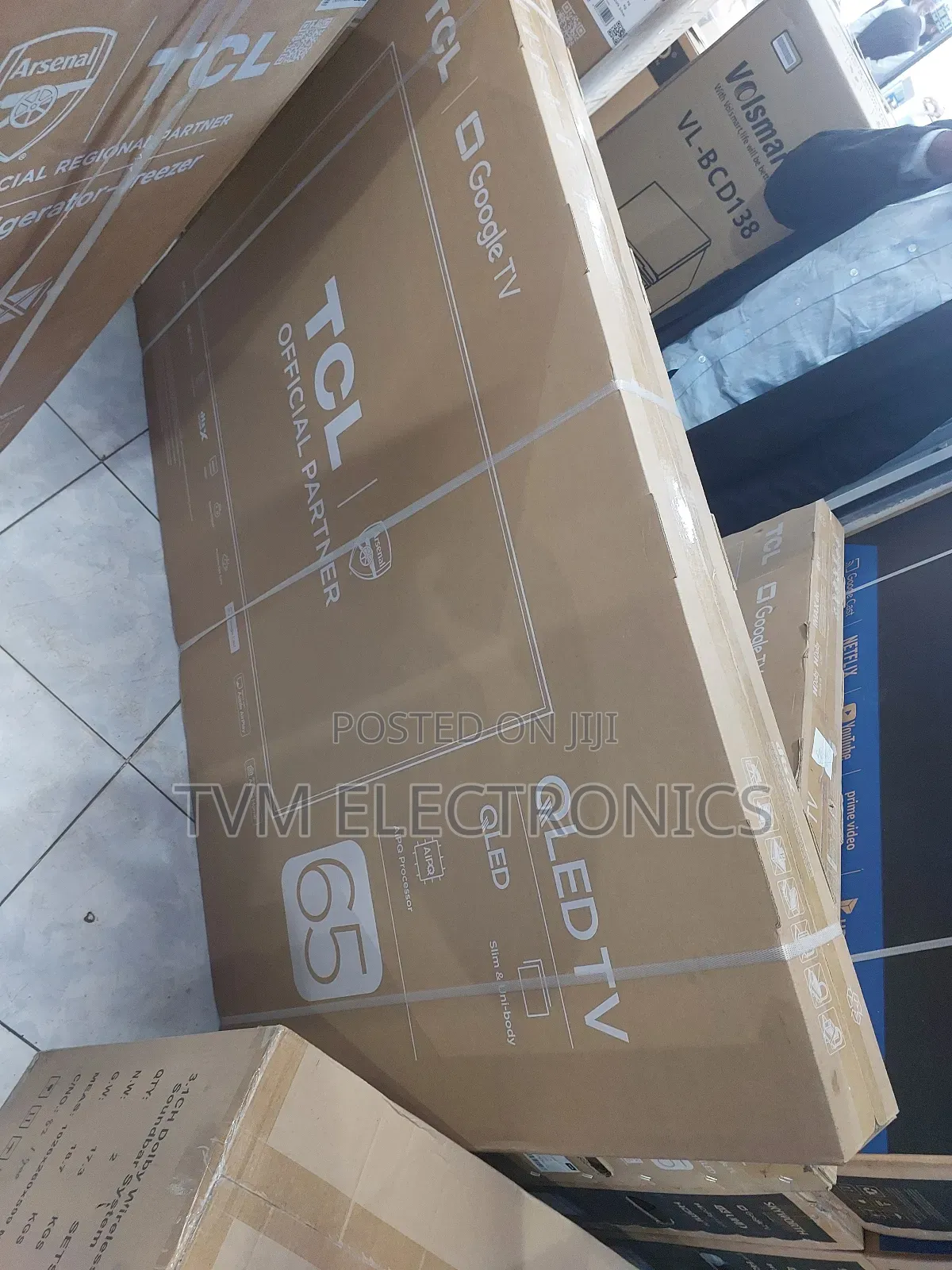 TCL 65t6c 65 Inch Qled Smart Tv 2025 120hz Aipq Hdr10+ Memc 2gb+16gb