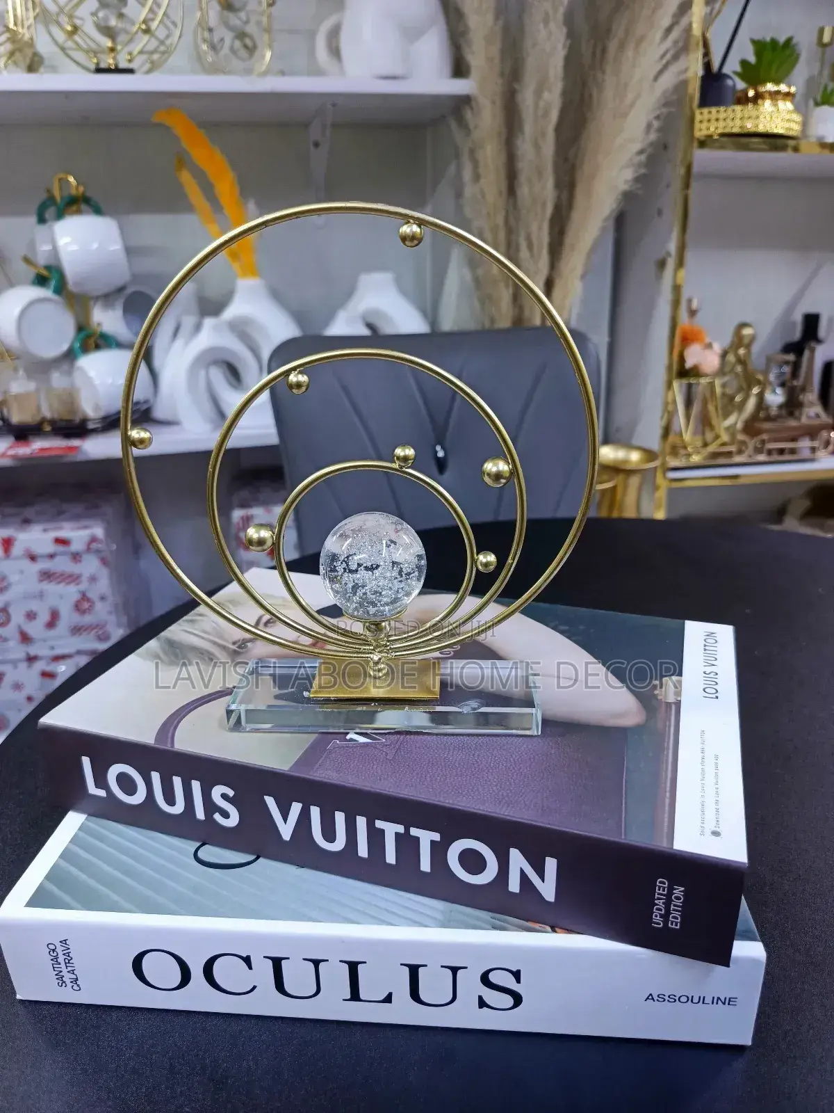 Metallic Crystal Ball Ornaments