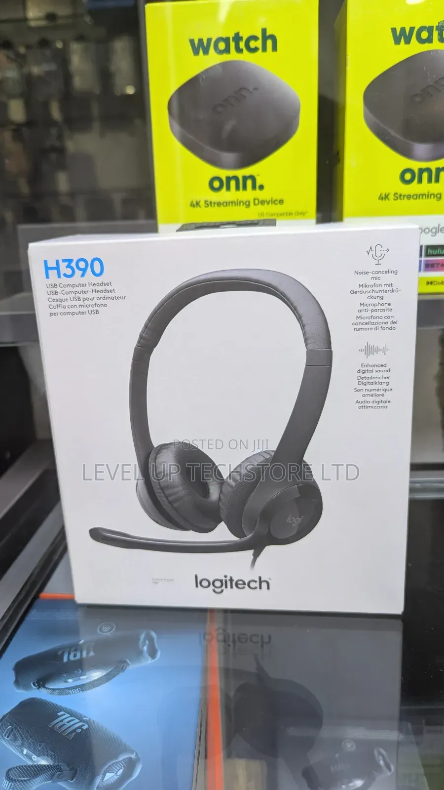 Logitech Usb Headset H390 With Noise Cancelling Mic