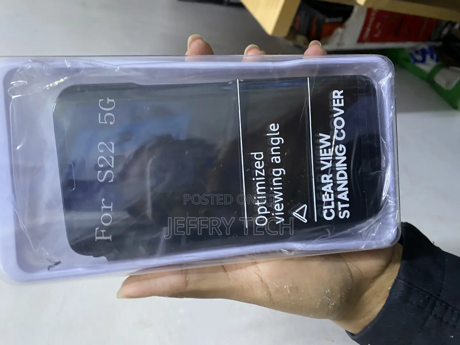 Goken Smart View Flip Case for Samsung Galaxy S22 5g