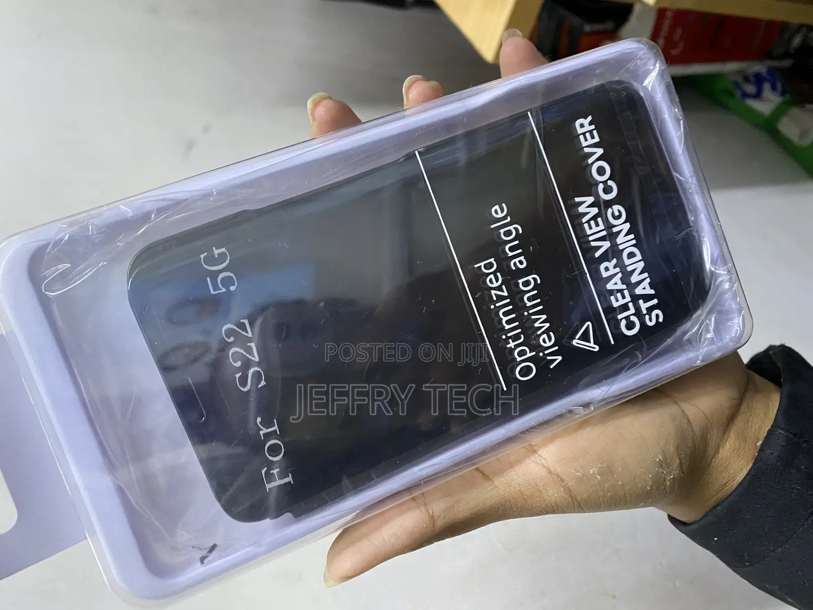 Goken Smart View Flip Case for Samsung Galaxy S22 5g