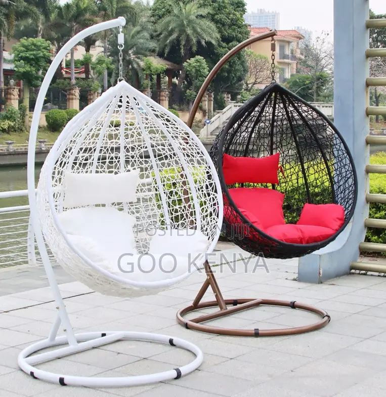 Home Chair; Garden Relaxation Swing Chair With Cushion Seat