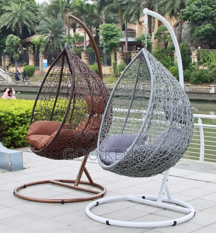 Home Chair; Garden Relaxation Swing Chair With Cushion Seat