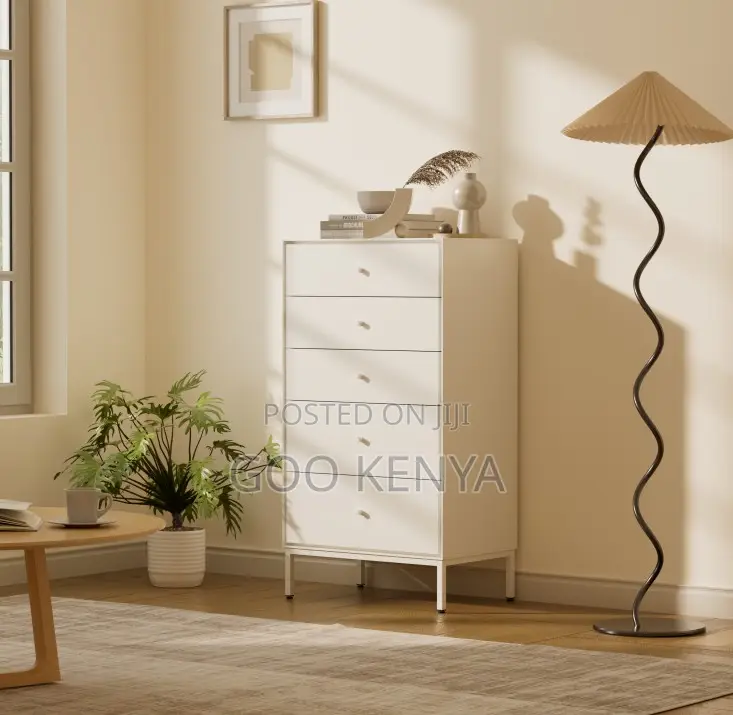 Home Cabinet; Sustainable Wood Storage Closet With Drawers