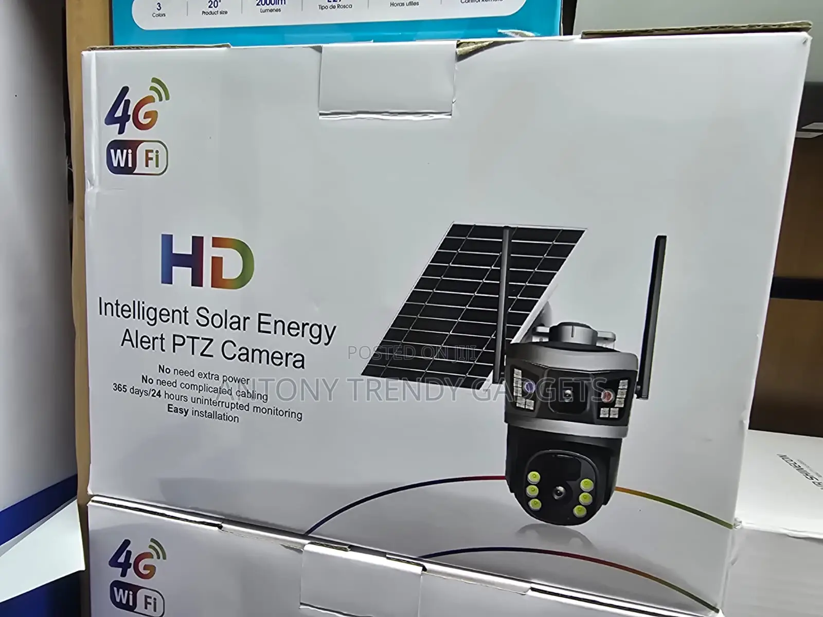 4g Solar Ptz Camera Wireless Outdoor Security Cam