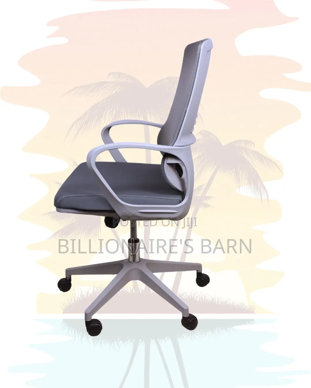 Grey Ergonomic Mesh Office Chair | Executive Mesh Backrest