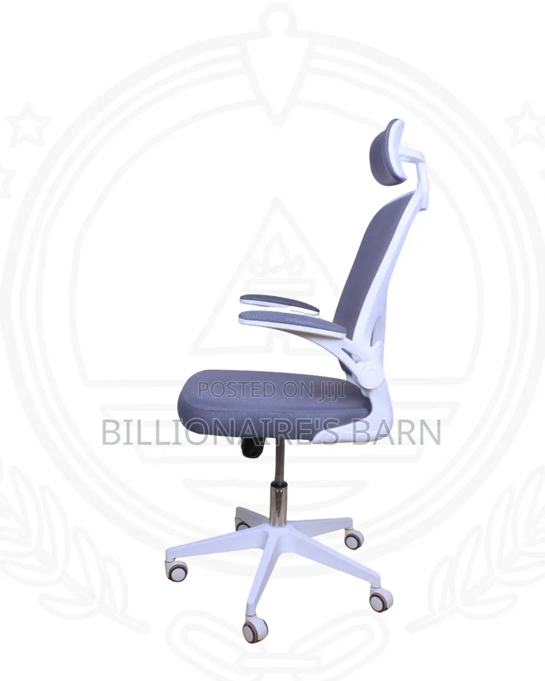 White Ergonomic Office Chair (Minimal) — Restocked!
