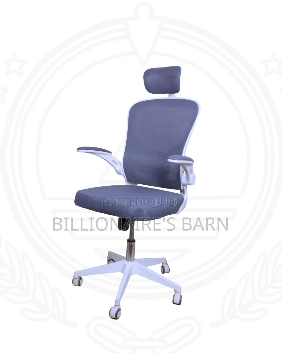 White Ergonomic Office Chair (Minimal) — Restocked!