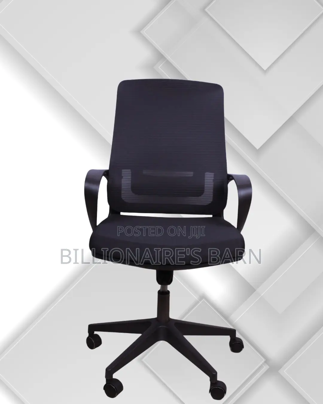 Modern Black Ergonomic Mesh Office Chair — Boosts Posture Focus