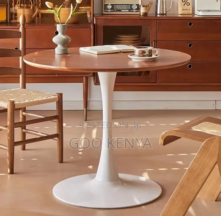 Home Table; Minimalist Marble Tulip End Table for Living Room