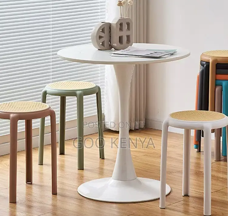Home Table; Minimalist Marble Tulip End Table for Living Room