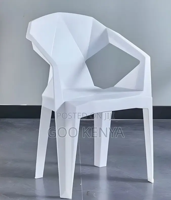 Home Dining Table; Heavy-Duty Plastic Terrace Dining Chair With Arms