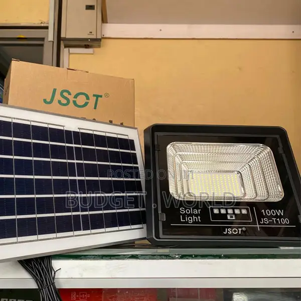 Ip65 Outdoor Inbuilt Battery 100w Solar Light Ultra Bright