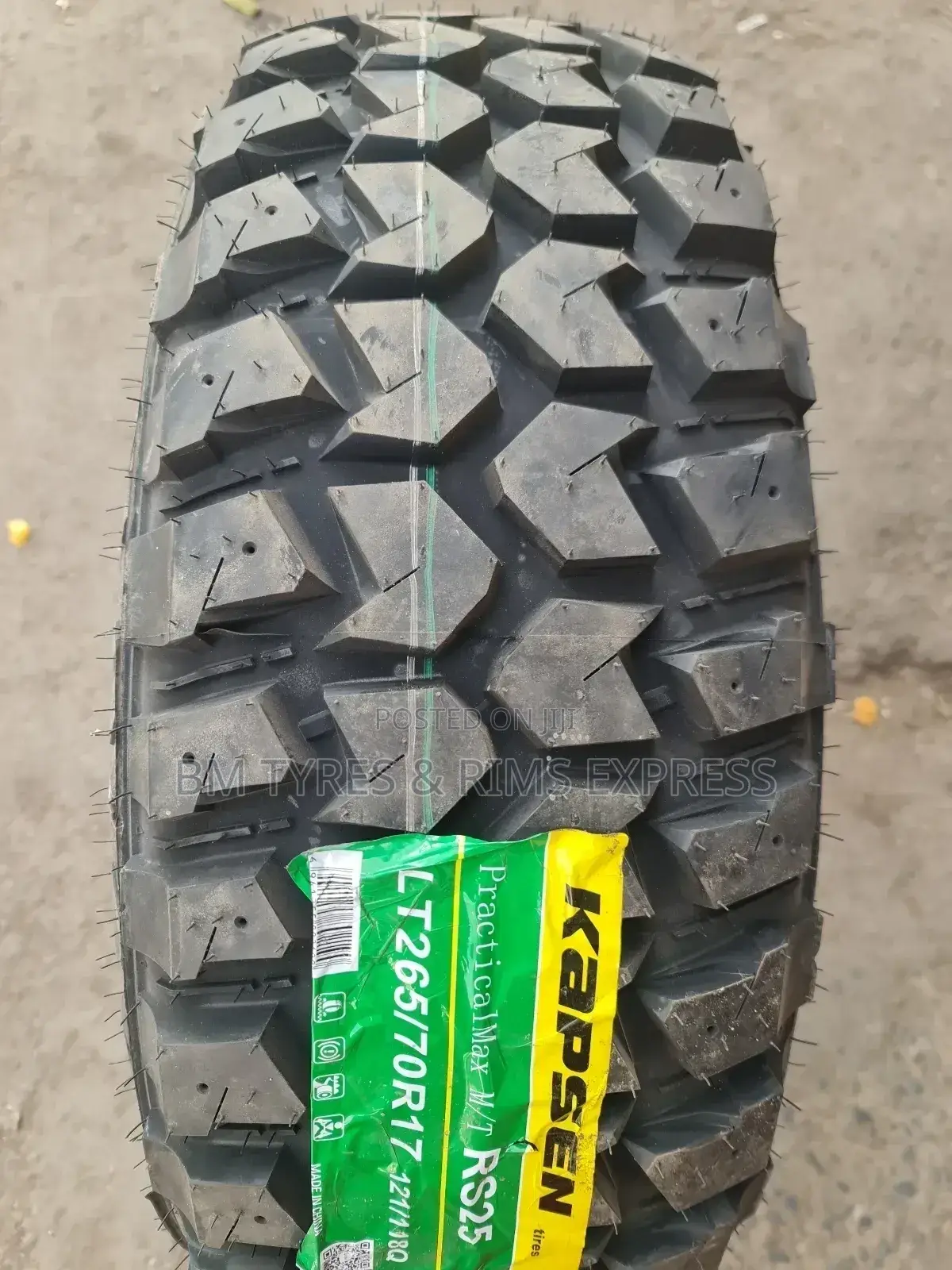 265 /70 R17 Kapsen Tyres (Mud Terrrain)
