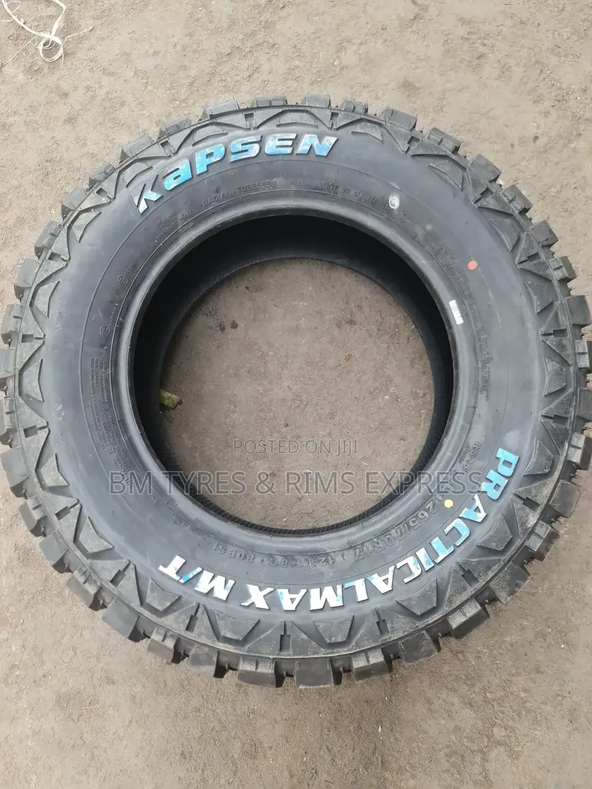 265 /70 R17 Kapsen Tyres (Mud Terrrain)