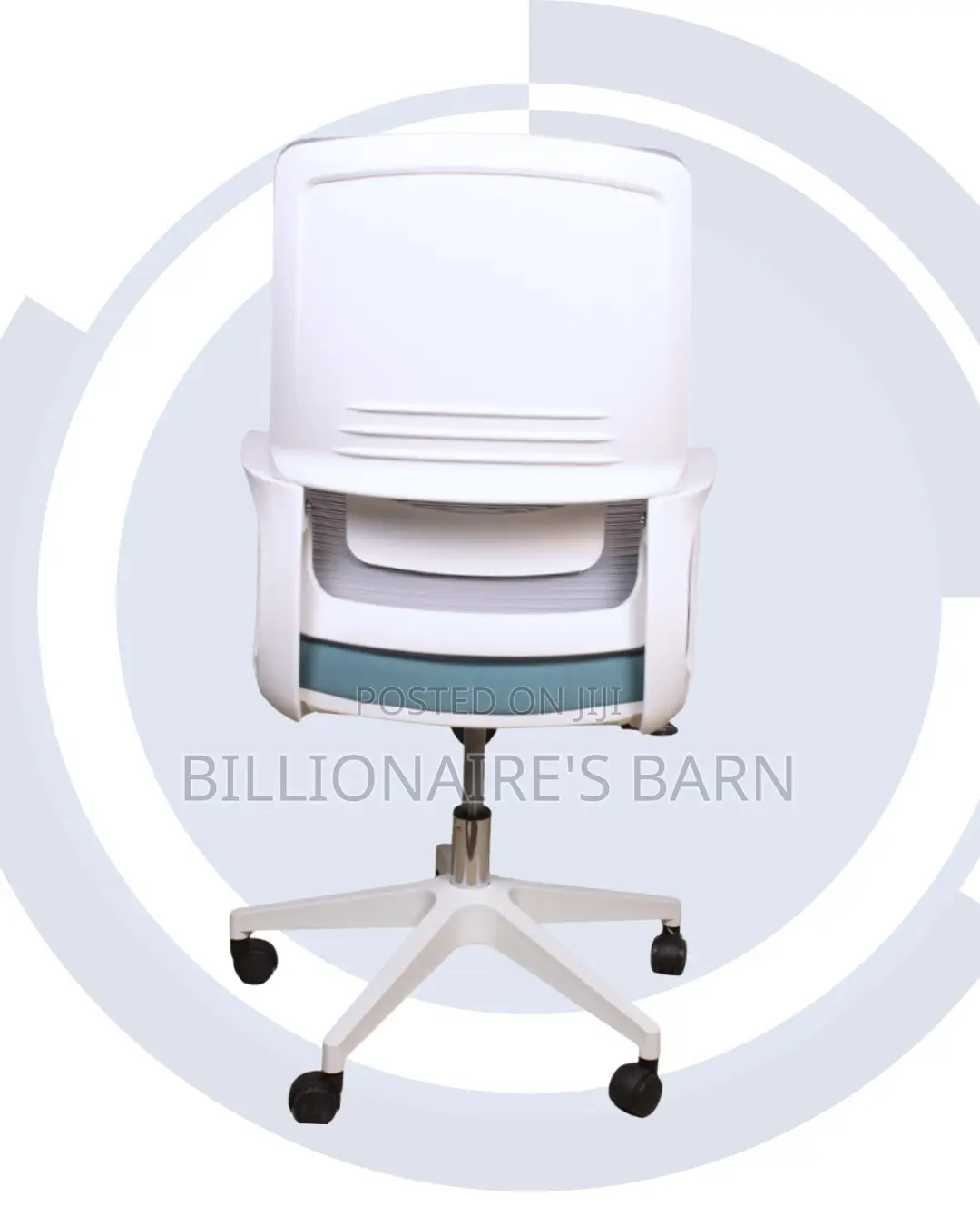 White Ergonomic Mesh Office Chair (Minimal) — Offer Valid This Week