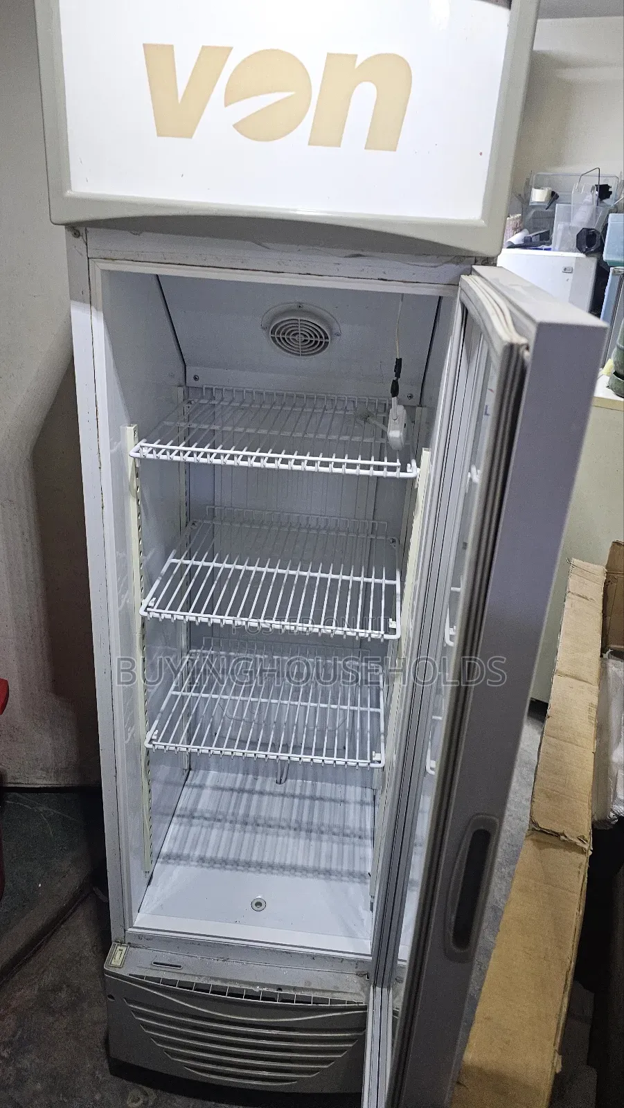 Von 250l Showcase Display Fridge