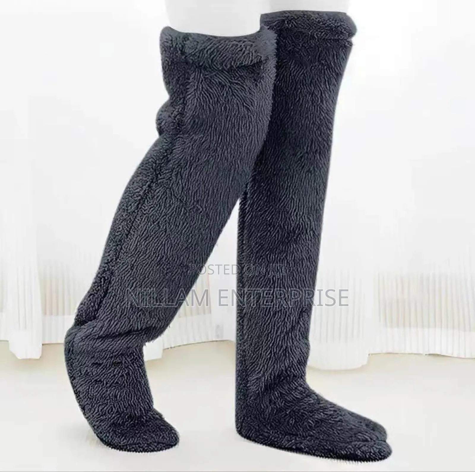 Plush Over the Knee Socks Furry Long Leg Warmers