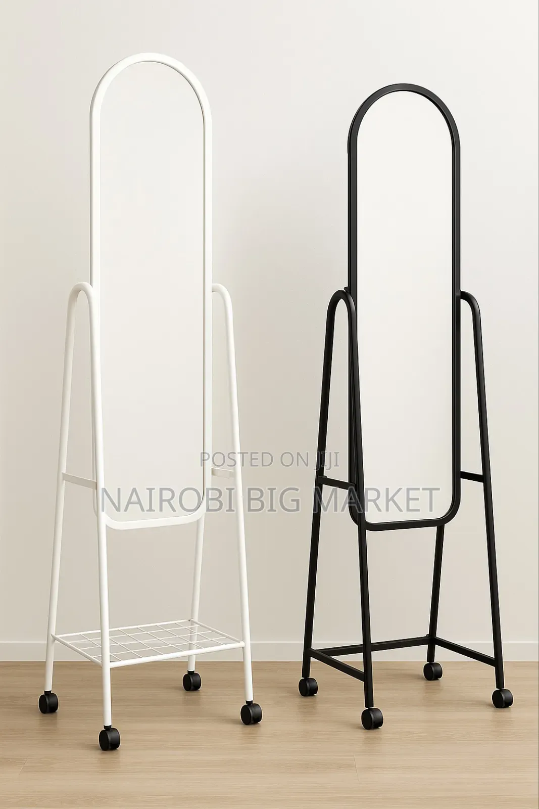 Dressing Mirror 36cm With Wheels