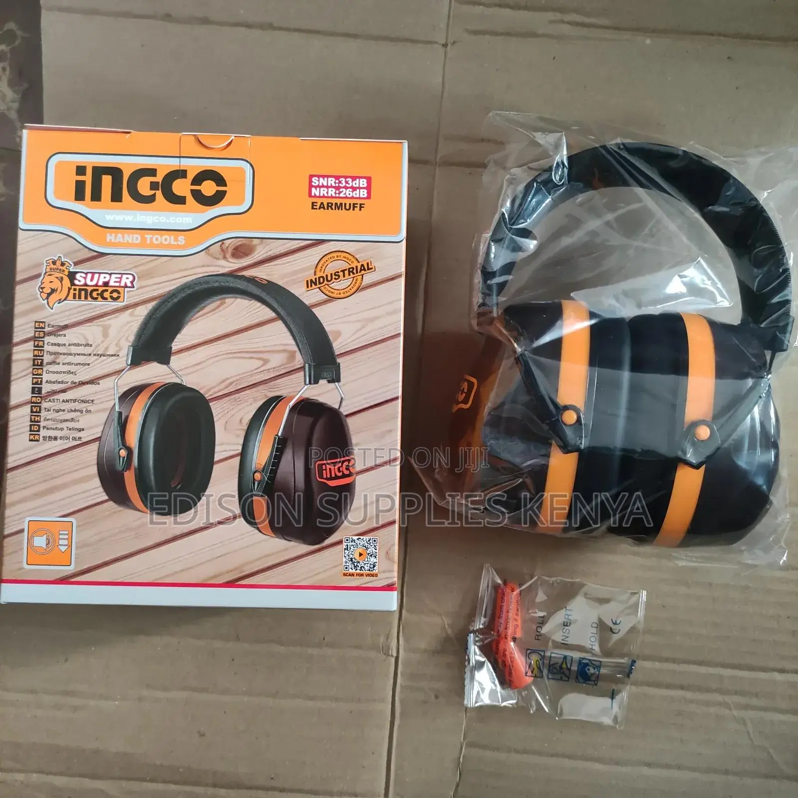 Ingco Ear Muffs Protection Industrial Earmuffs & Earplugs