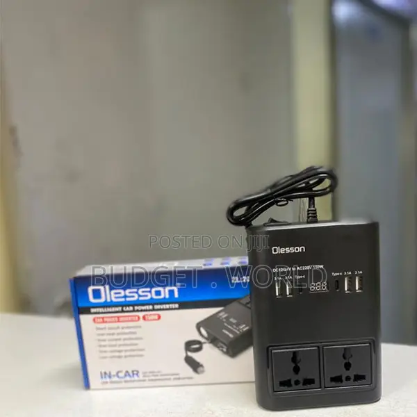 Dual Usb Ports Universal Socket Intelligent 150w – Dc 12v to Ac 220v