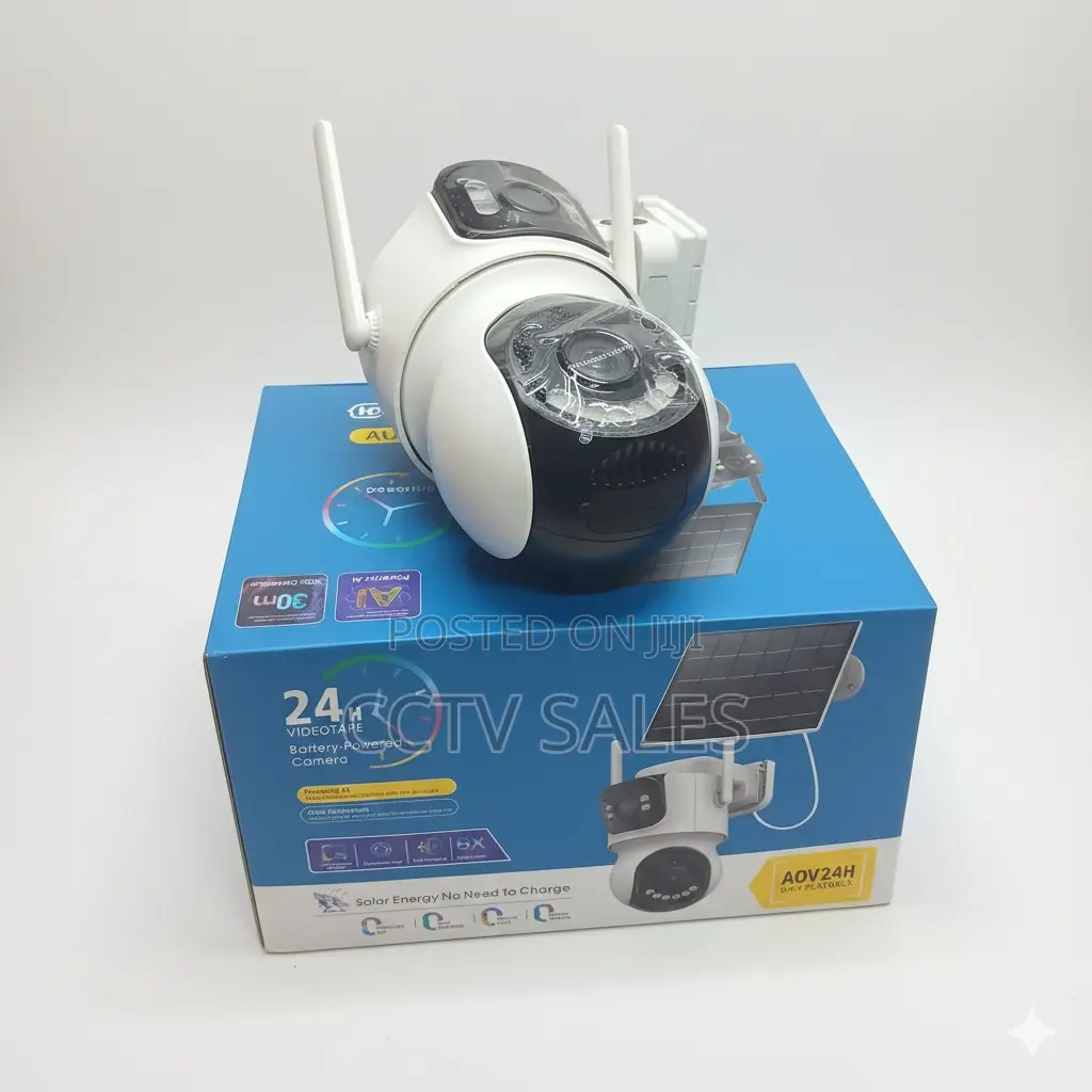 Dual Lens 4g Solar PTZ Camera Outdoor Security CCTV Camera