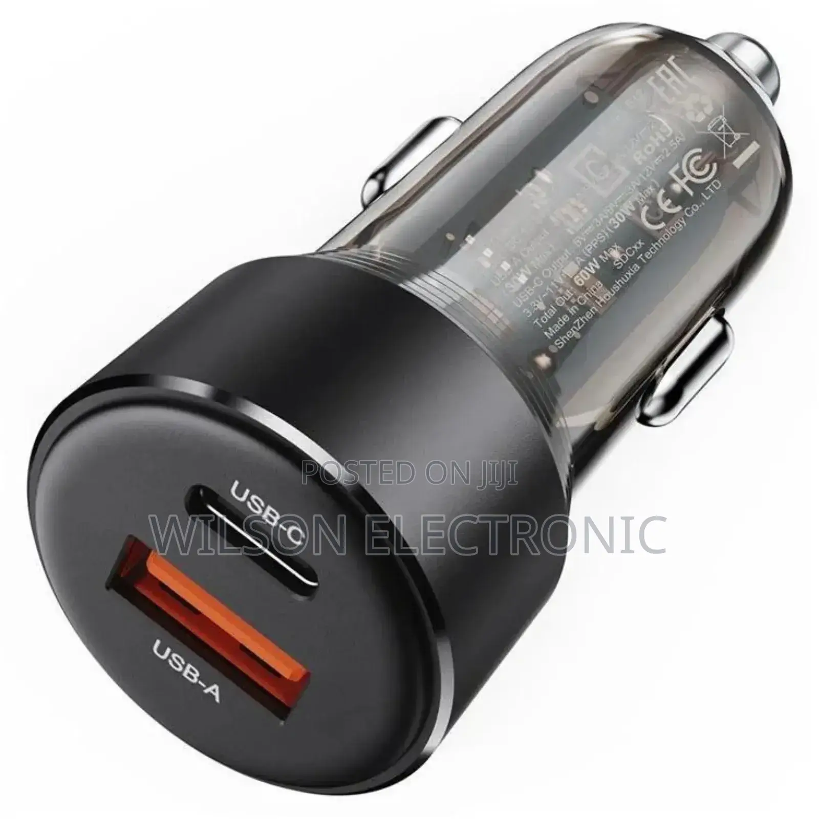 Fast Charging Car Charger. Type C