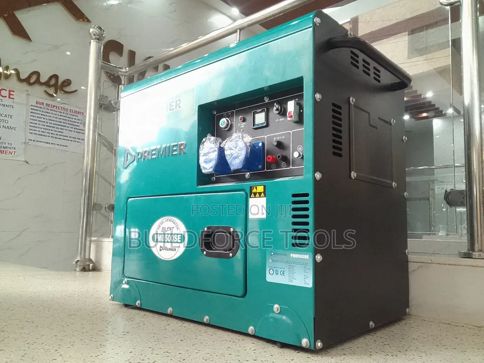 Premier Pm85000e Keystart Silent Generator