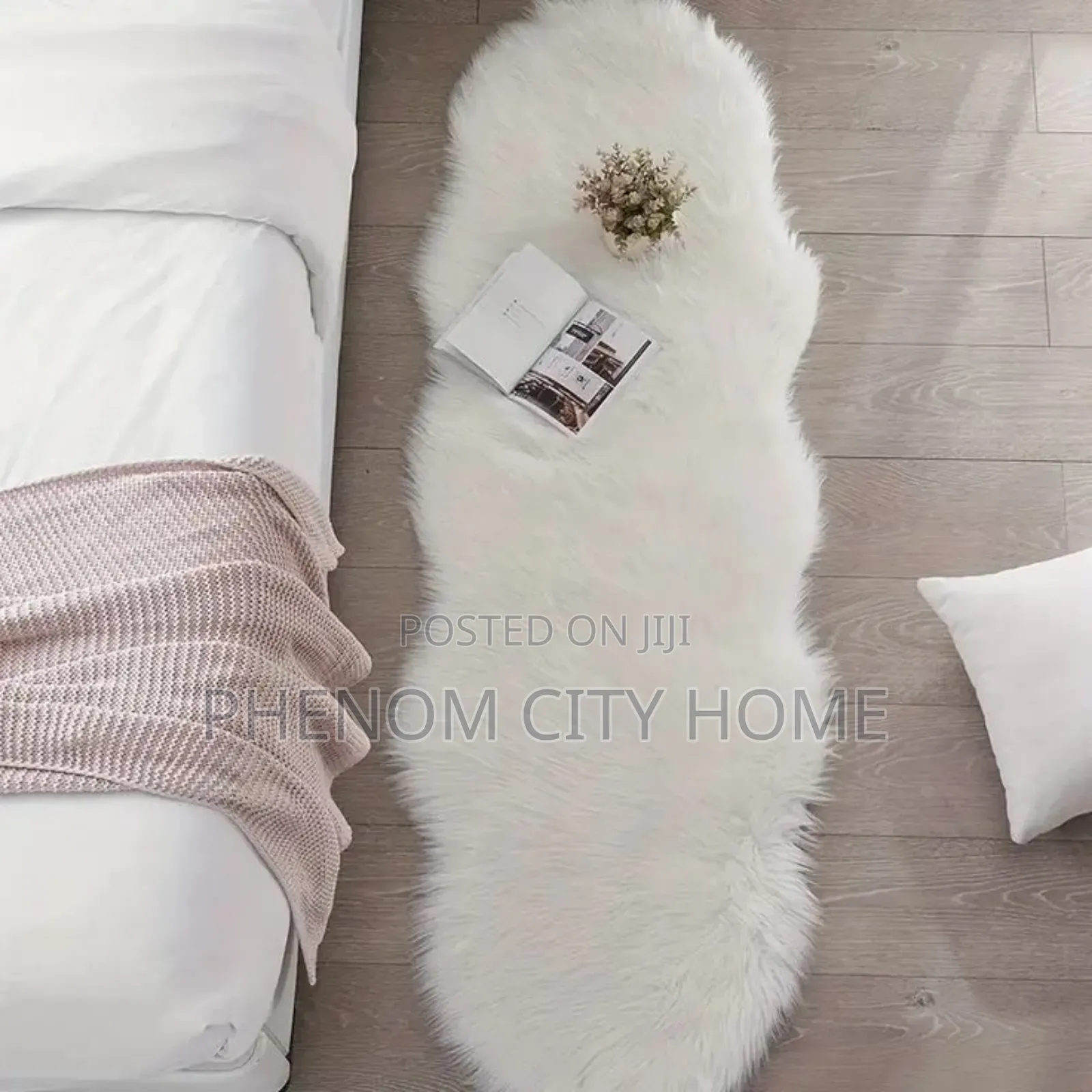 White Novelty Rug Available
