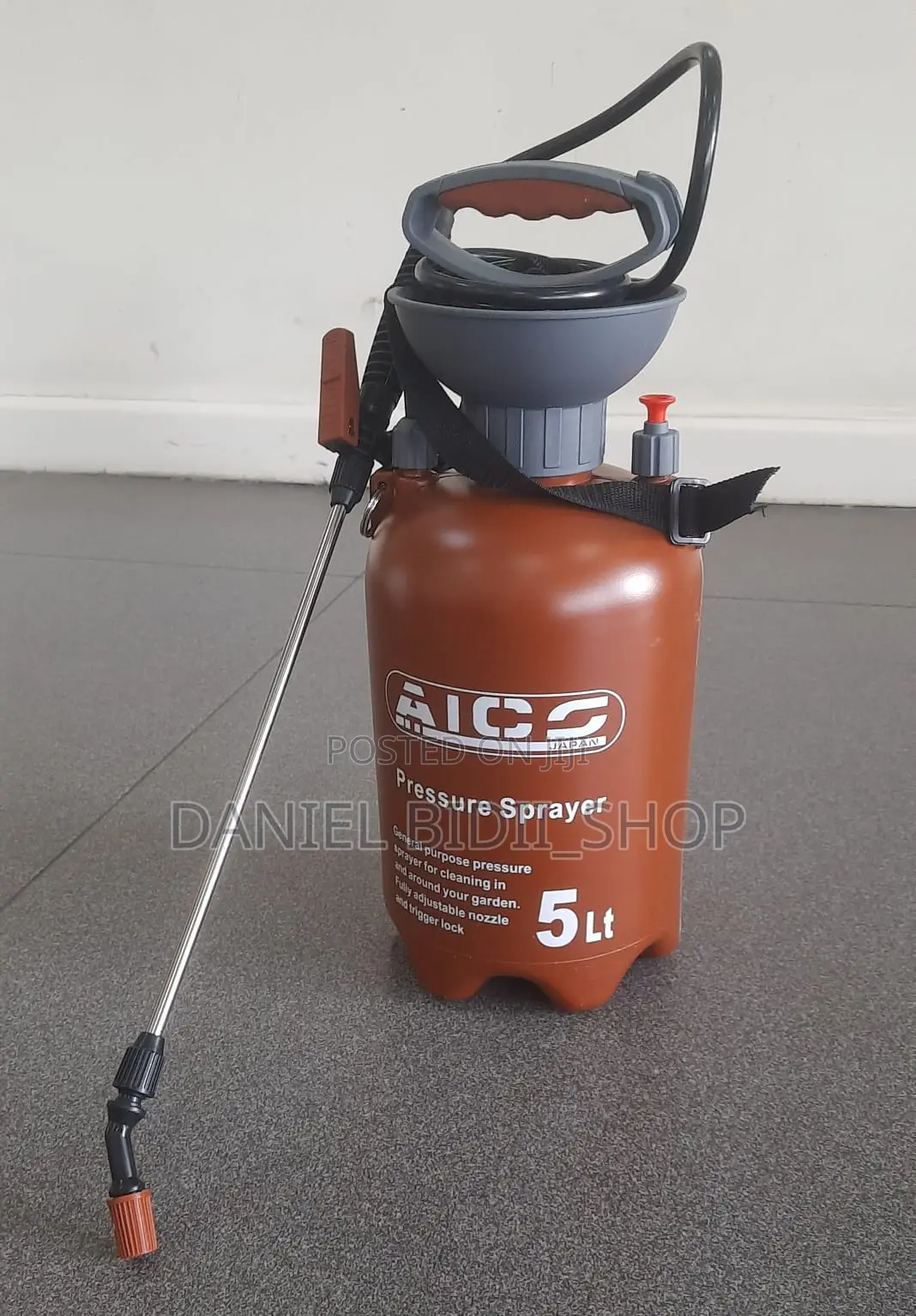 Aico Japan Shoulder Strap Manual Sprayer 5 Litres