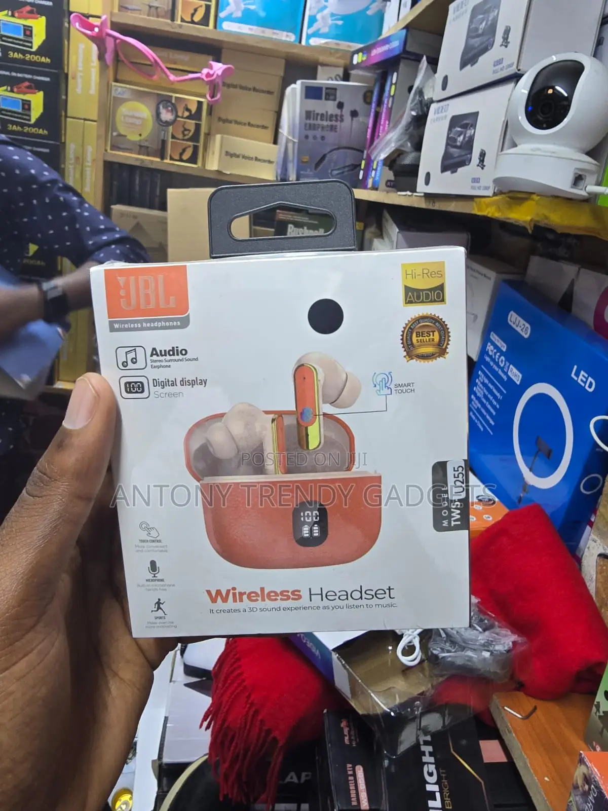 Jbl Tws-u255 Earbuds Touch Control Noise Reduction Mic