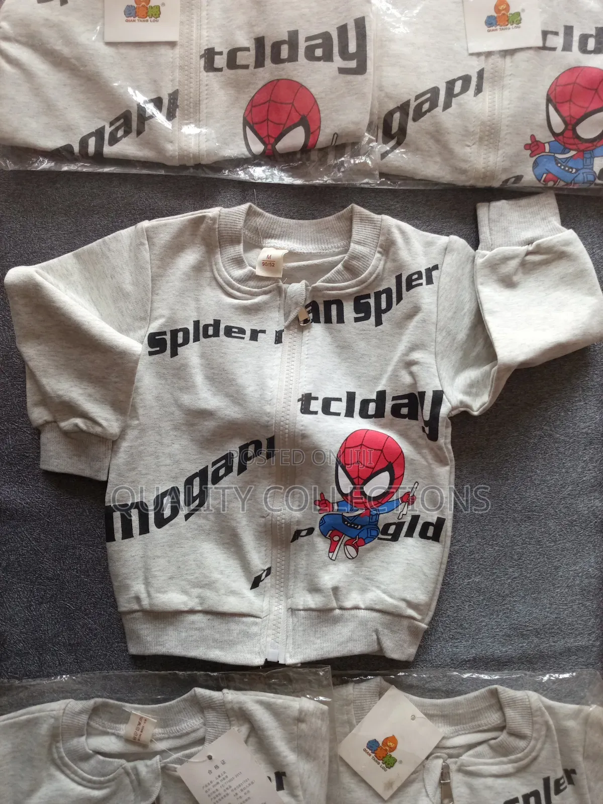 Kids Cotton Spiderman Sweater