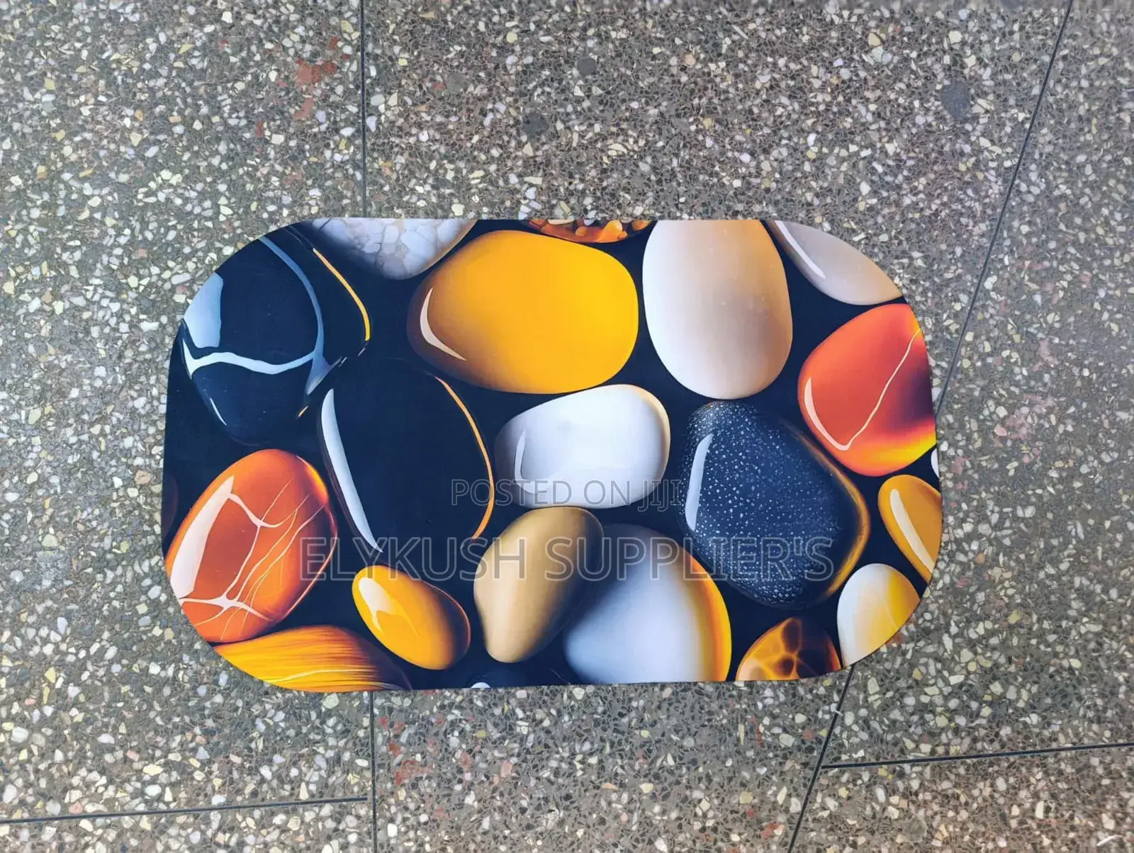 Super Absorbent Oval Rubber Mats