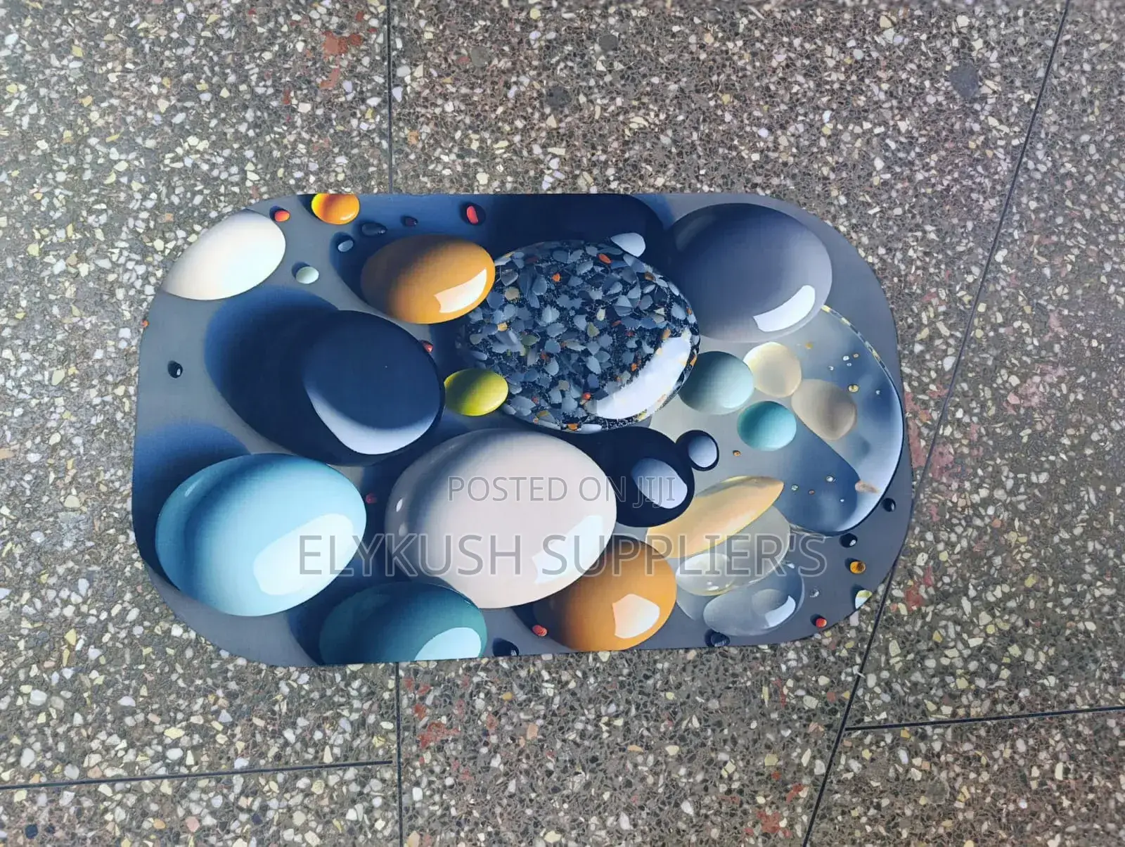 Super Absorbent Oval Rubber Mats
