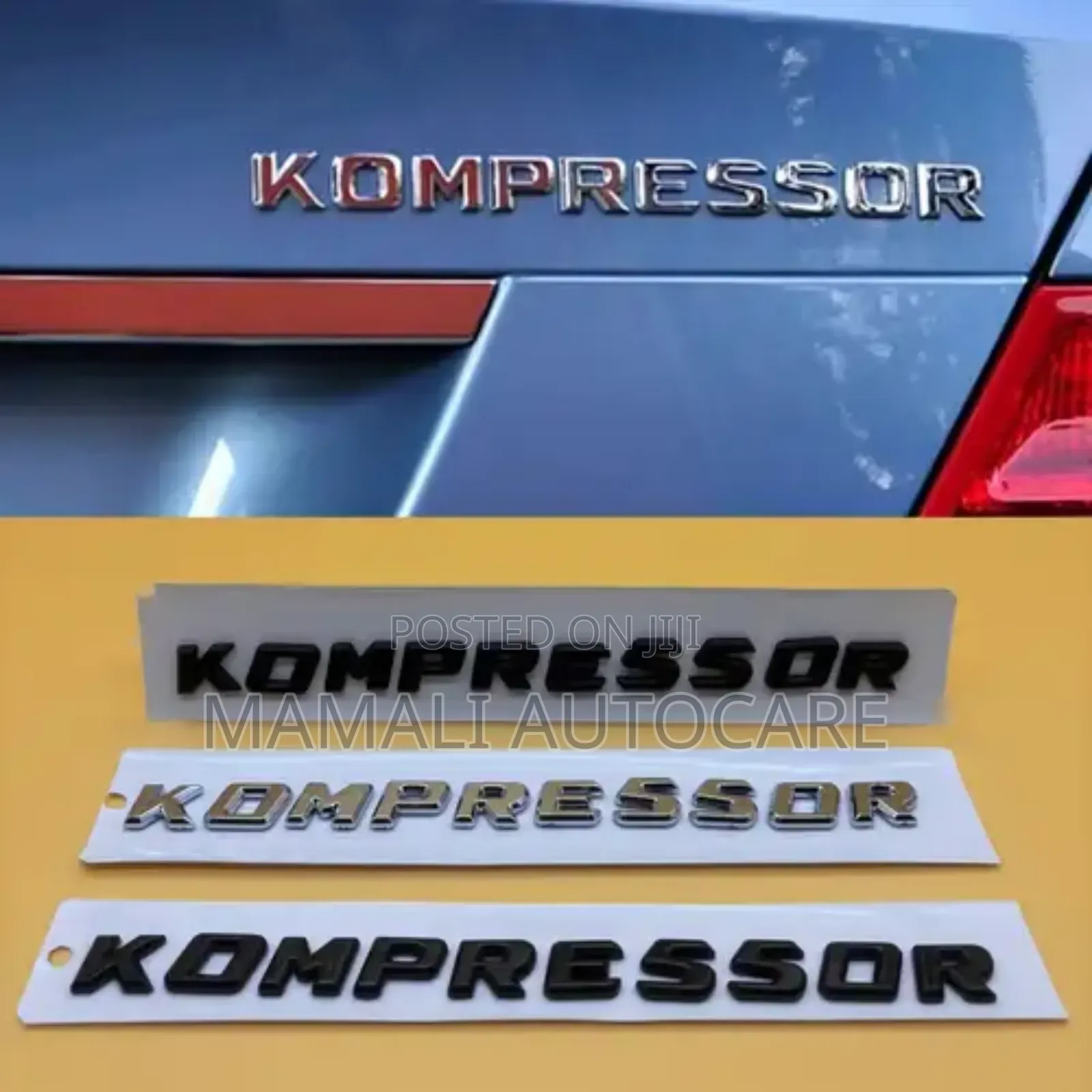 Kompressor Chrome Car Emblem Logo