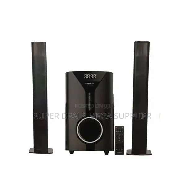Vitron V527 9000w 2.1 Channel Bluetooth Speaker System With Led Light