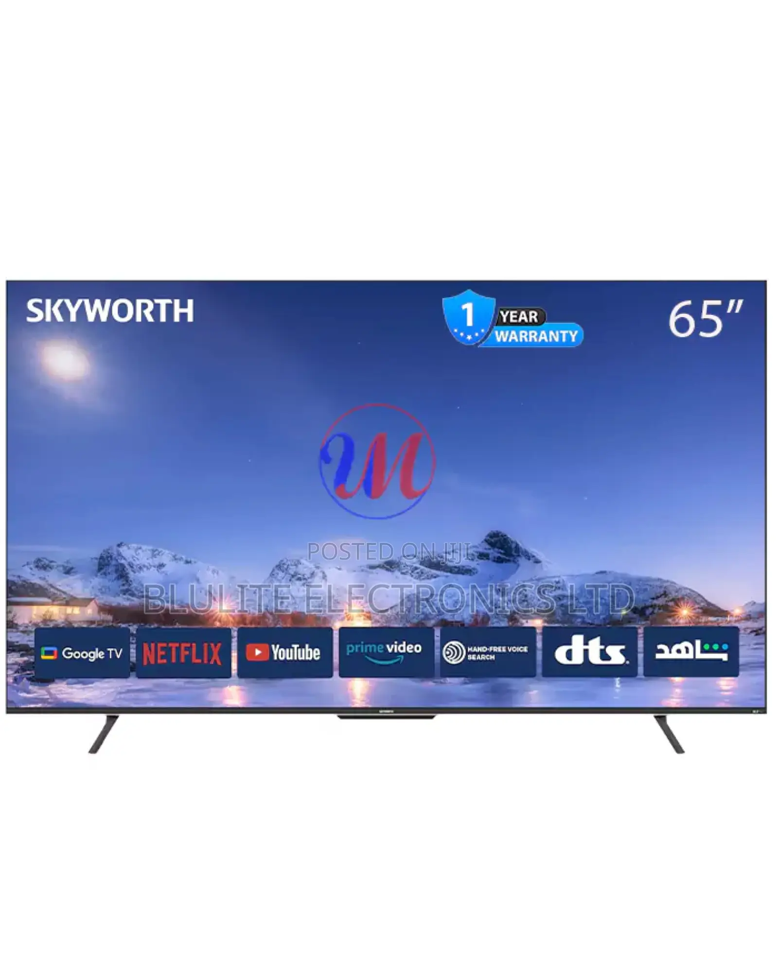 Skyworth 65” Frameless Google TVS