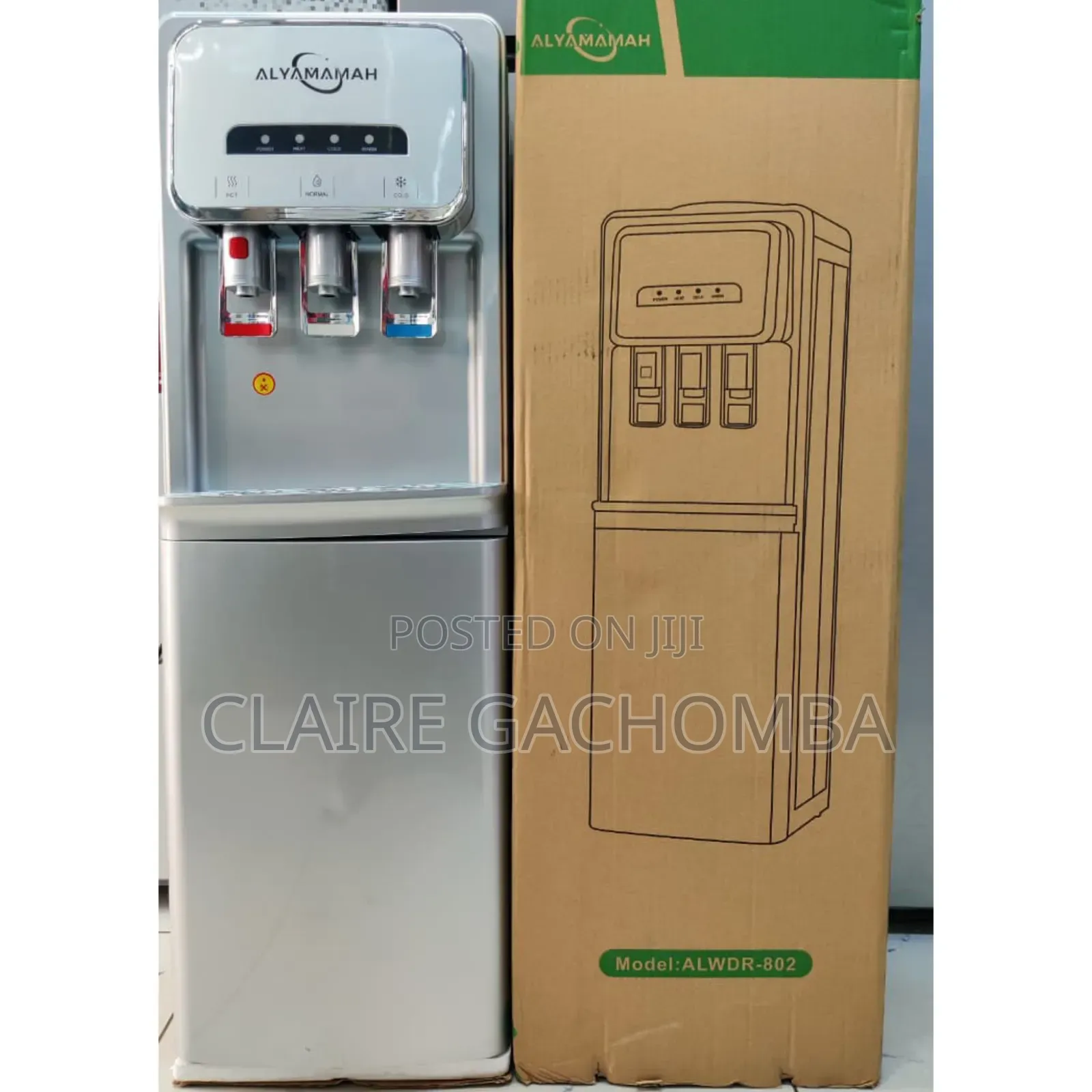 Alyamamah Dispenser 3taps Hot, Normal and Cold Compressor Cooling